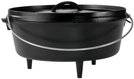 Deep camp six quart iron oven