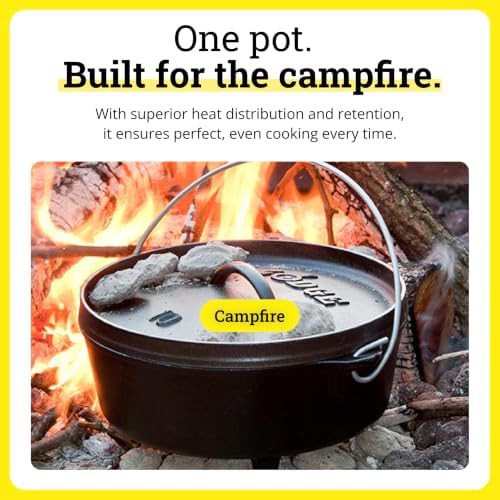 Deep camp six quart iron oven — photo 4