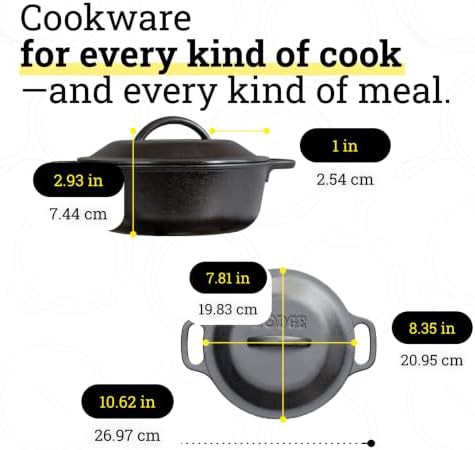 Two quart iron with skillet lid — photo 5