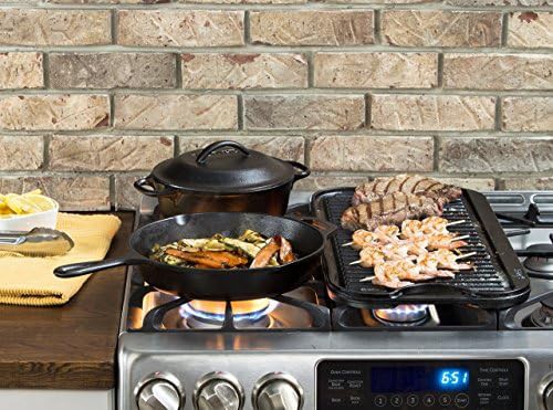 Pre seasoned cast iron oven with bail handle — photo 4