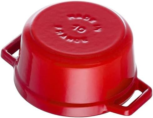 Cherry red mini round baking cocotte — photo 5