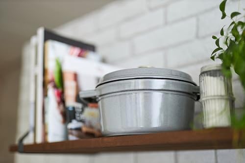 Graphite grey mini round oven — photo 5