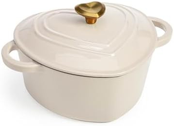 Paris Hilton heart shaped enameled cast iron pot 2 qt