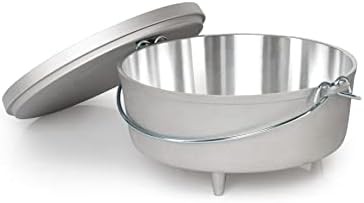 Aluminum twelve inch camp pot with legs — photo 3
