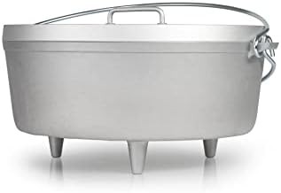 Aluminum twelve inch camp pot with legs — photo 4