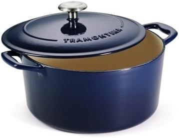 Bestow round enameled cast iron 5 quart pot