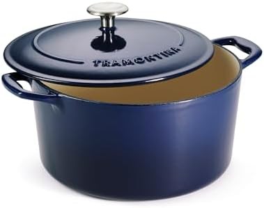 Bestow round enameled cast iron 6 quart pot