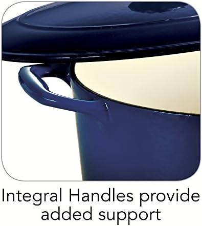 Oval enameled cast iron five quart pot — photo 4