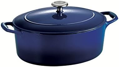 Oval enameled cast iron five quart pot — photo 5