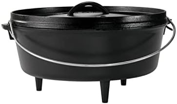 Pre seasoned round twelve inch camp oven