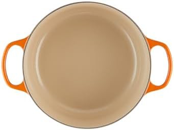 Flame orange round self basting cocotte 5.5 qt — photo 3