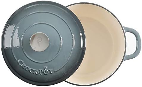 Crock-Pot Artisan 5 quart slate gray round oven — photo 4