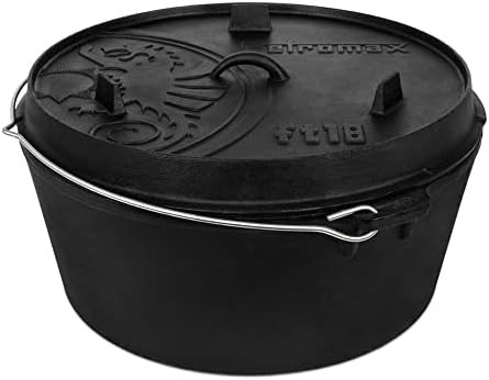 Seventeen quart flat base outdoor cooking pot