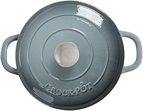 Slate gray round seven quart roasting pot — photo 3