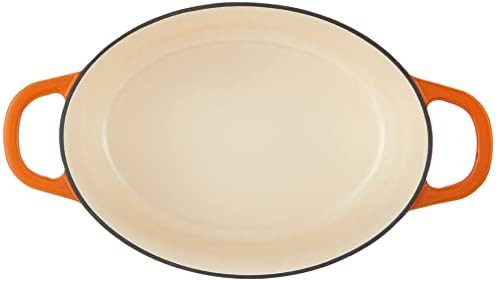 Crock-Pot Artisan 7 quart sunset orange oval oven — photo 3