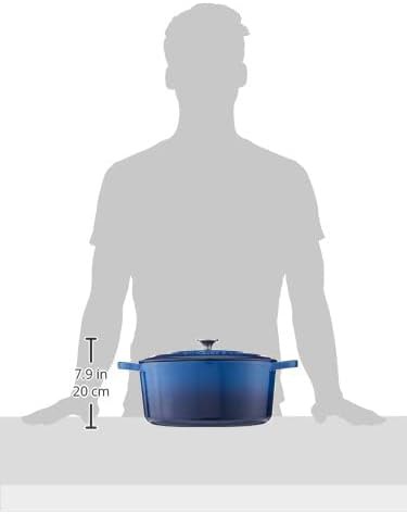 Crock-Pot Artisan 7 quart sapphire blue oval oven — photo 3