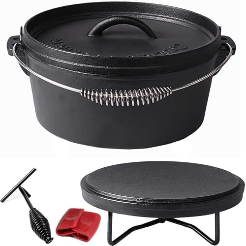 Crucible Cookware camp cast iron four quart pot