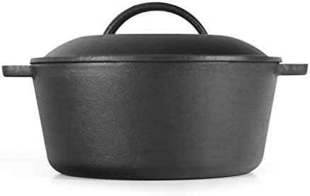 Pre-seasoned cast iron five quart pot — photo 2