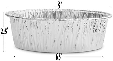 Disposable aluminum round liner pans 20 count — photo 3