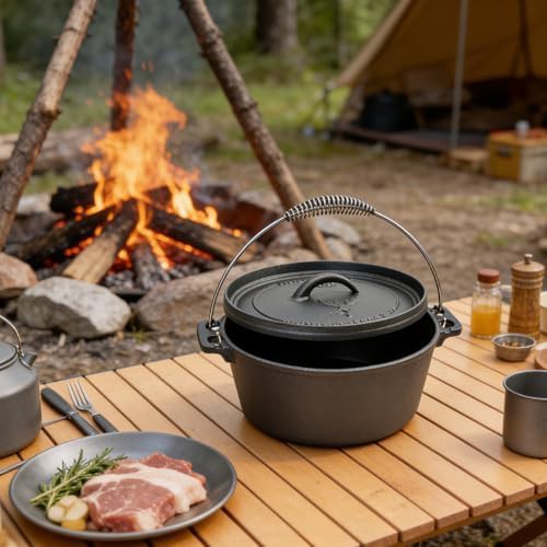 Nine quart camp pot with lid lifter — photo 5