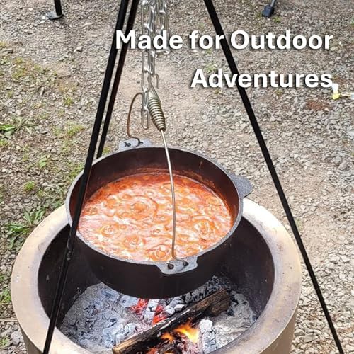 Forty eight inch adjustable cooking tripod — photo 4