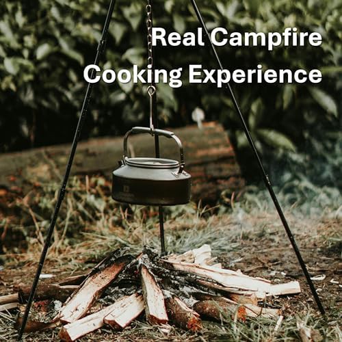 Forty eight inch adjustable cooking tripod — photo 5