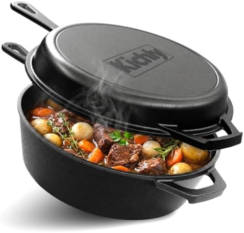 Combo cooker cast iron 3.2 quart pot