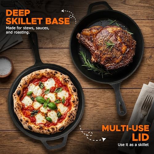 Combo cooker cast iron 3.2 quart pot — photo 5