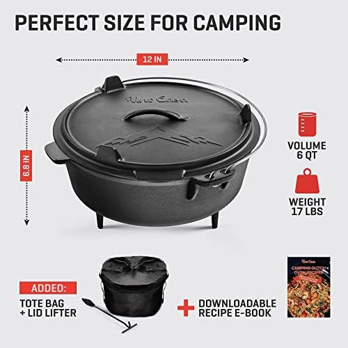 Six quart camping pot with lifter — photo 4
