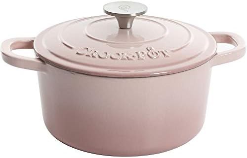 Pistachio green round five quart braising pot