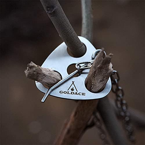 Stainless steel camping tripod cooking set — photo 5