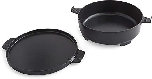 Enameled cast iron seven quart griddle pot — photo 2