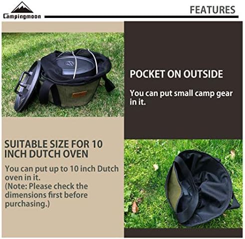 Black canvas carry bag for pots — photo 4