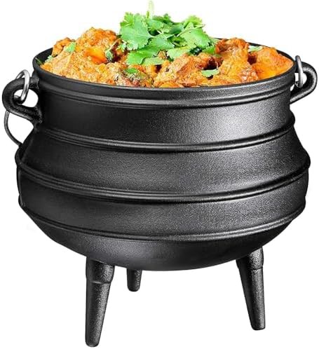 Large Twelve Quart Cast Iron Cauldron — photo 5