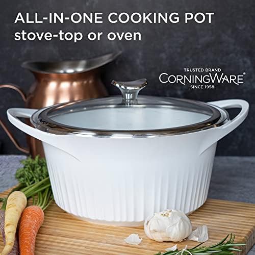 White cast aluminum dutch oven — photo 3