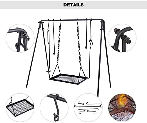 Swing campfire grill and cooking rack — photo 3