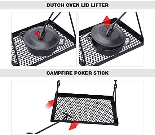 Swing campfire grill and cooking rack — photo 5
