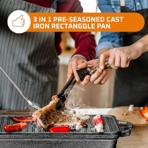 Three in One Cast Iron Roaster — photo 3