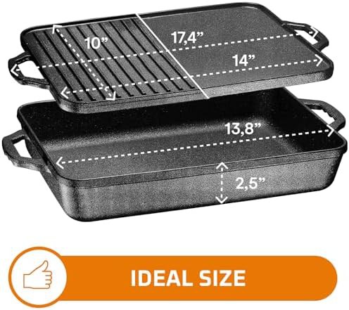 Three in One Cast Iron Roaster — photo 4