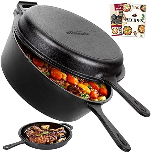 Three quart shallow skillet lid oven