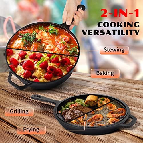 Three quart shallow skillet lid oven — photo 3