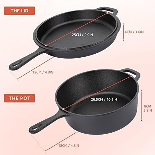 Three quart shallow skillet lid oven — photo 4