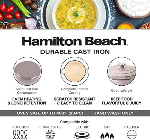 Gray heavy duty enameled braising pot — photo 3