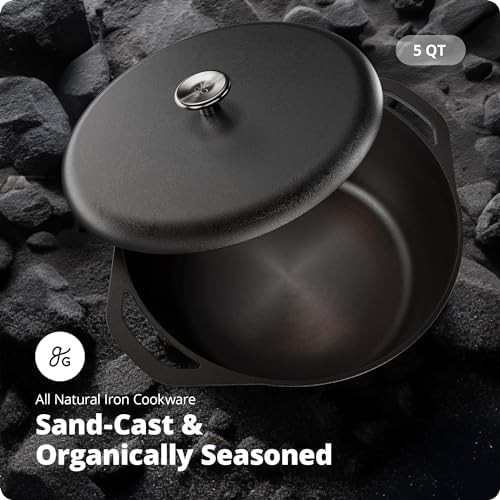 Milled smooth finish cast iron pot — photo 2