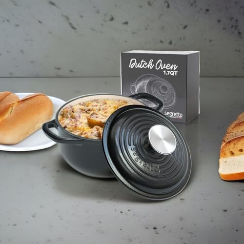 Small black enameled bread baking pot — photo 5