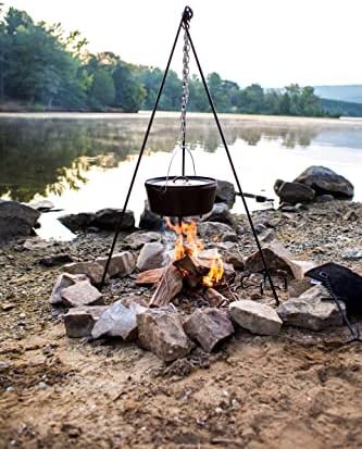 Tall boy tripod with five quart oven — photo 4