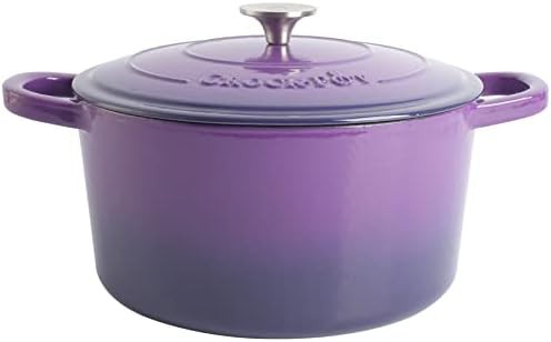 Crock-Pot Artisan 7 quart lavender purple round oven