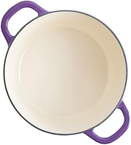 Crock-Pot Artisan 7 quart lavender purple round oven — photo 3