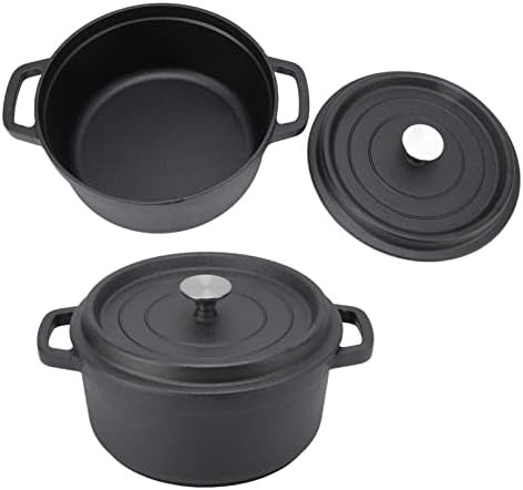Uncoated flat bottom 11 quart Dutch oven — photo 3