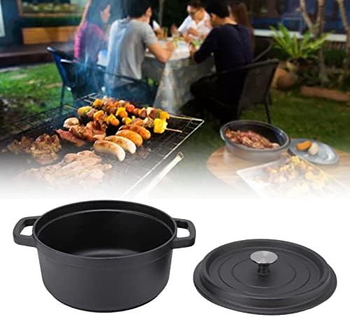 Uncoated flat bottom 11 quart Dutch oven — photo 4